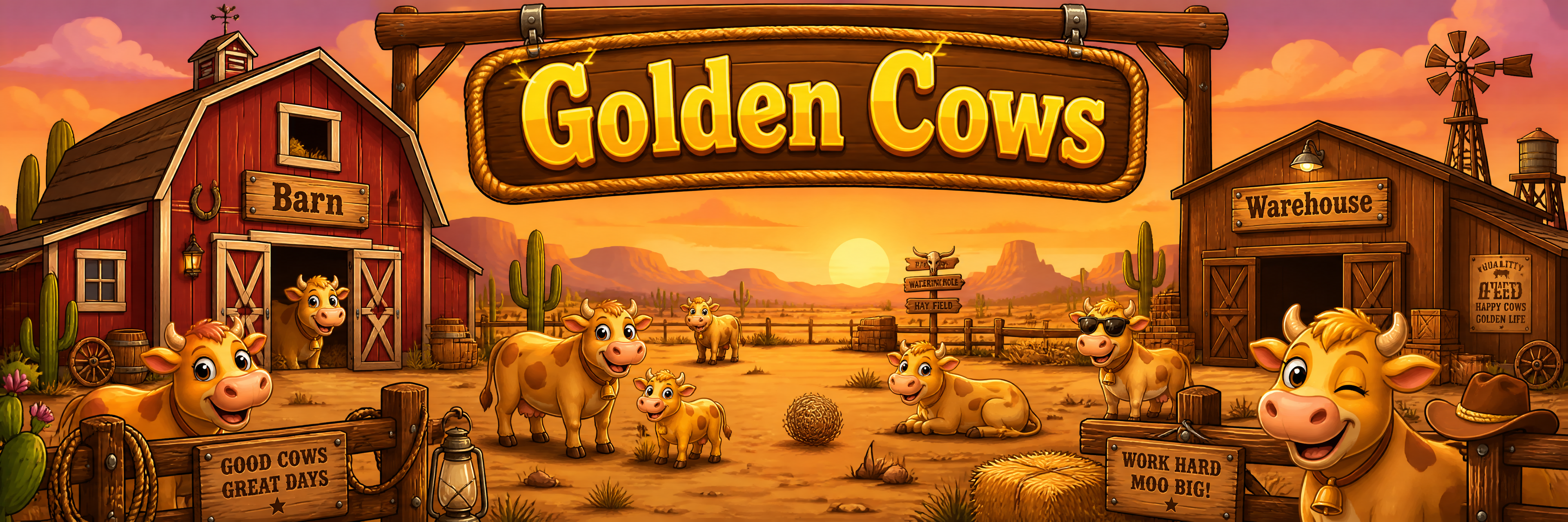 Golden Cows - Farm Economy Game